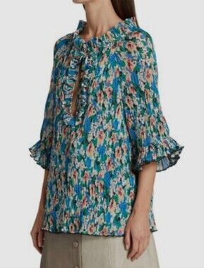 Floral Ganni Top